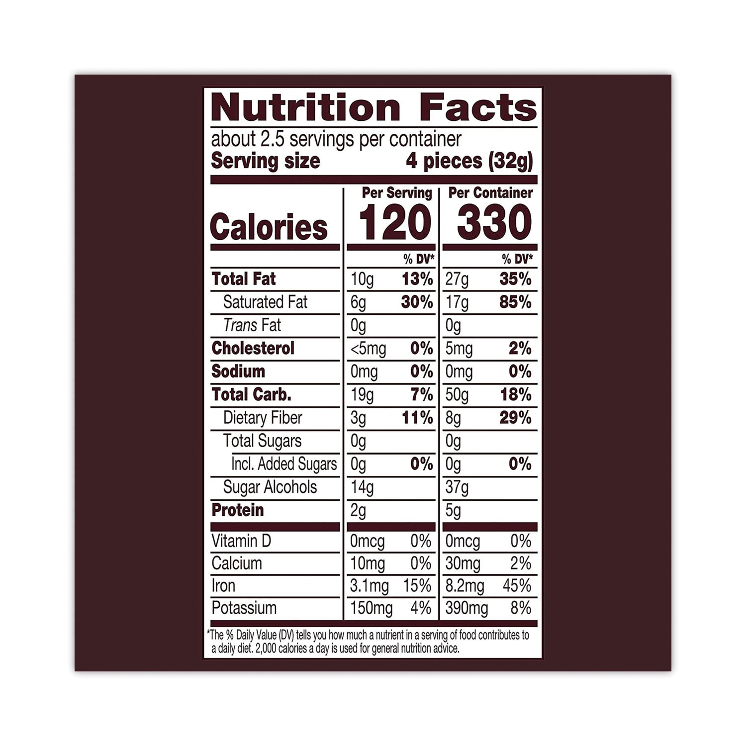 Miniatures Special Dark Sugar-Free Chocolate, 3 oz Bag, 12 Bags/Carton, Ships in 1-3 Business Days