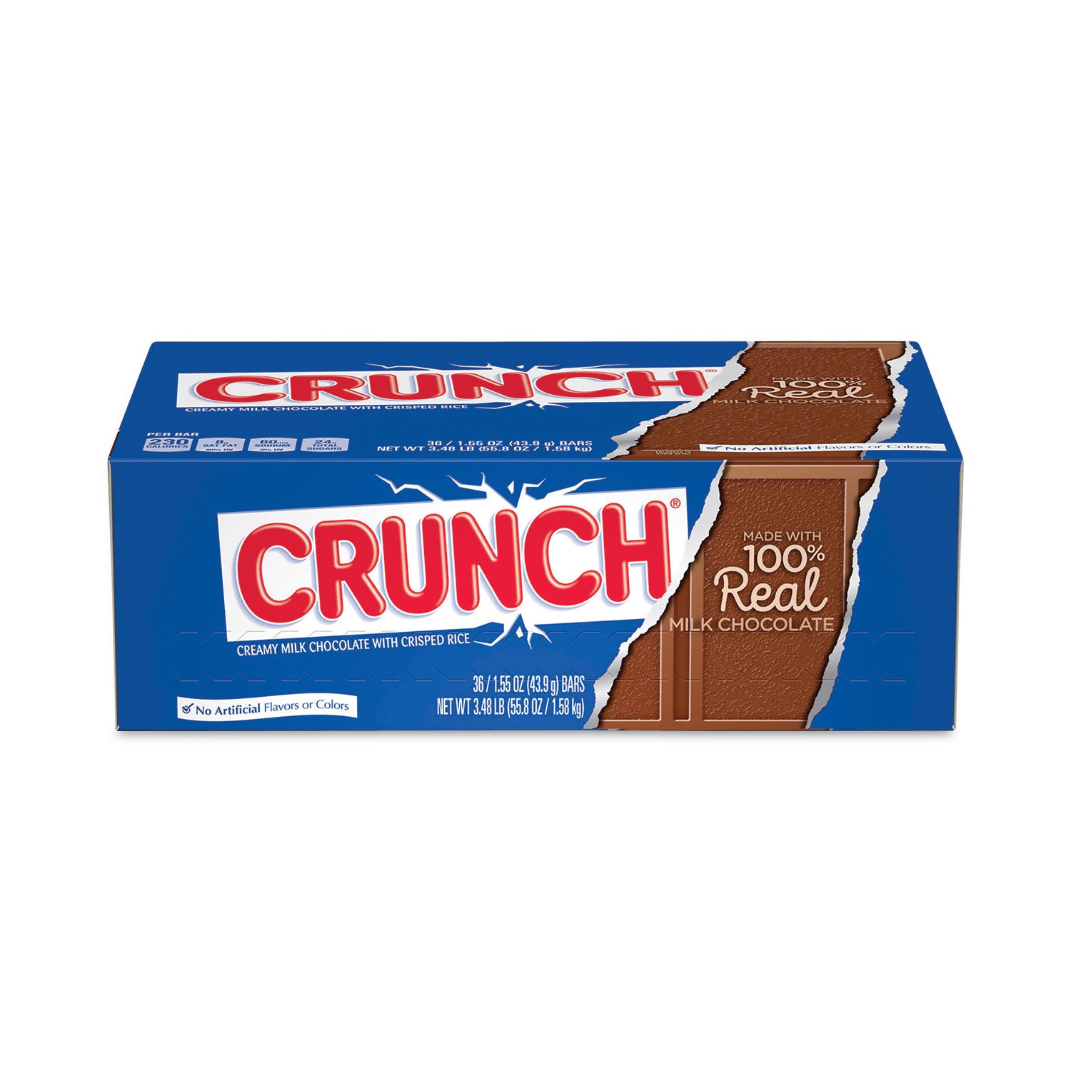 Crunch Bar, Individually Wrapped, 1.55 oz, 36/Carton, Ships in 1-3 Business Days