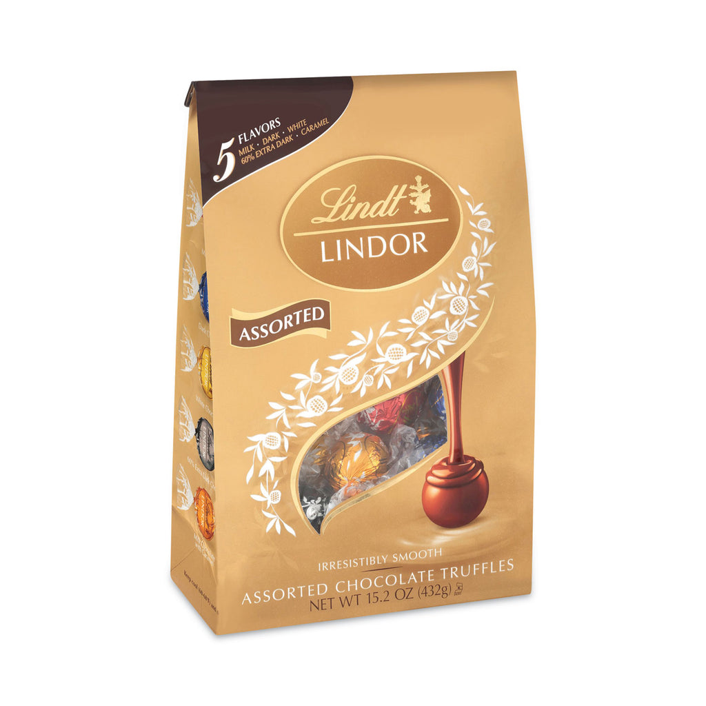 Lindor Assorted Truffles Platinum Bag, 15 oz, 36 Pieces, Ships in 1-3 Business Days