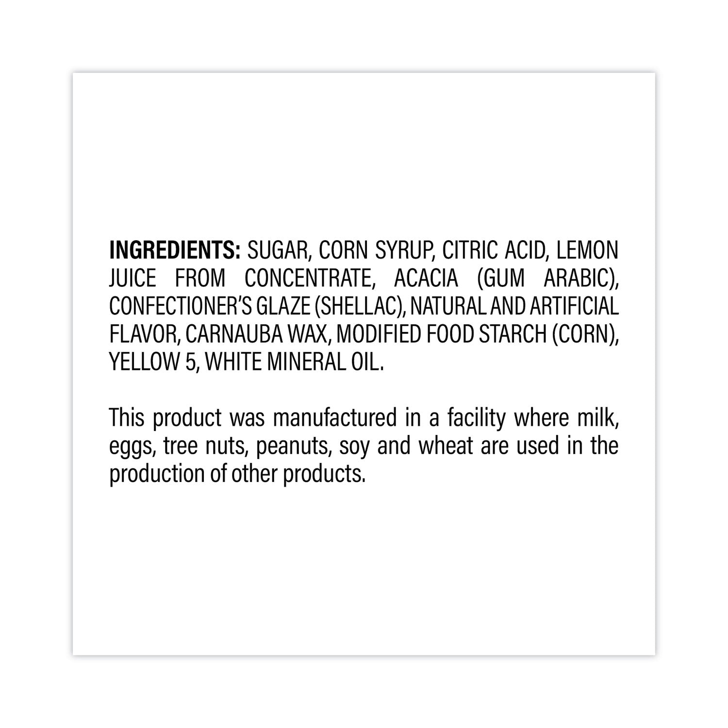 Lemon Candy, Individually Wrapped, 40.5 oz Tub, 150 Pieces, Ships in 1-3 Business Days