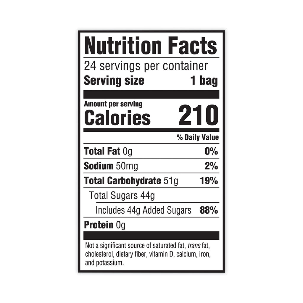 Chewy Candy, Assorted, 2 oz Bags, 24/Pack, Ships in 1-3 Business Days
