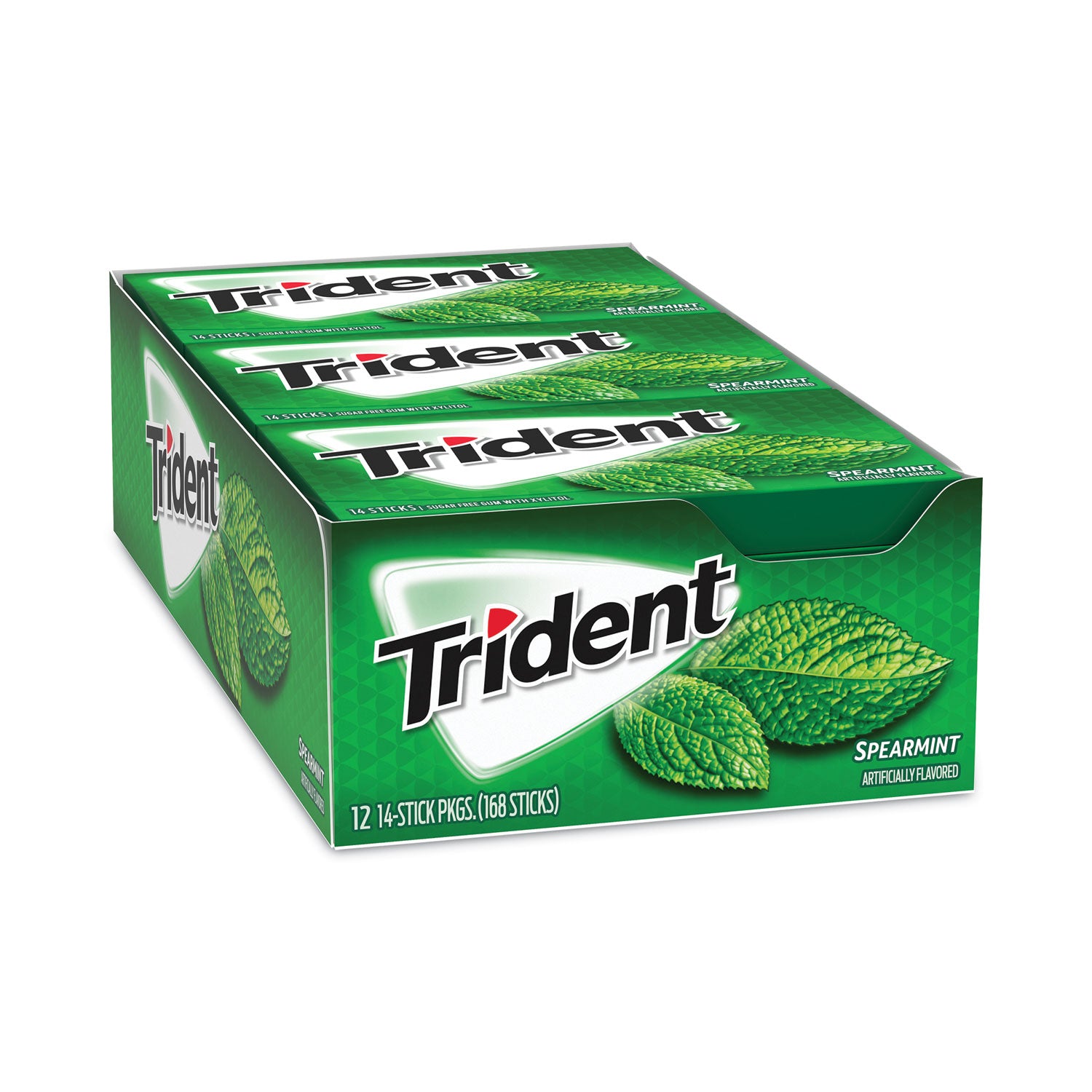 sugar-free-gum-spearmint-14-pieces-pack-12-packs-carton-ships-in-1-3-business-days_grr30400008 - 2