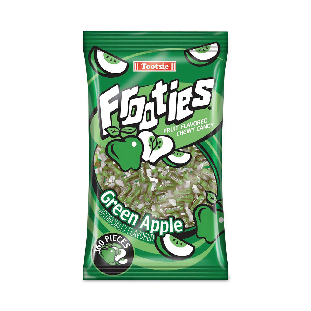 Frooties, Green Apple, 38.8 oz Bag, 360 Pieces/Bag, Ships in 1-3 Business Days