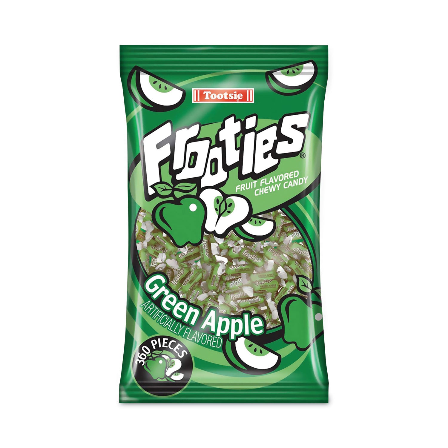 Frooties, Green Apple, 38.8 oz Bag, 360 Pieces/Bag, Ships in 1-3 Business Days