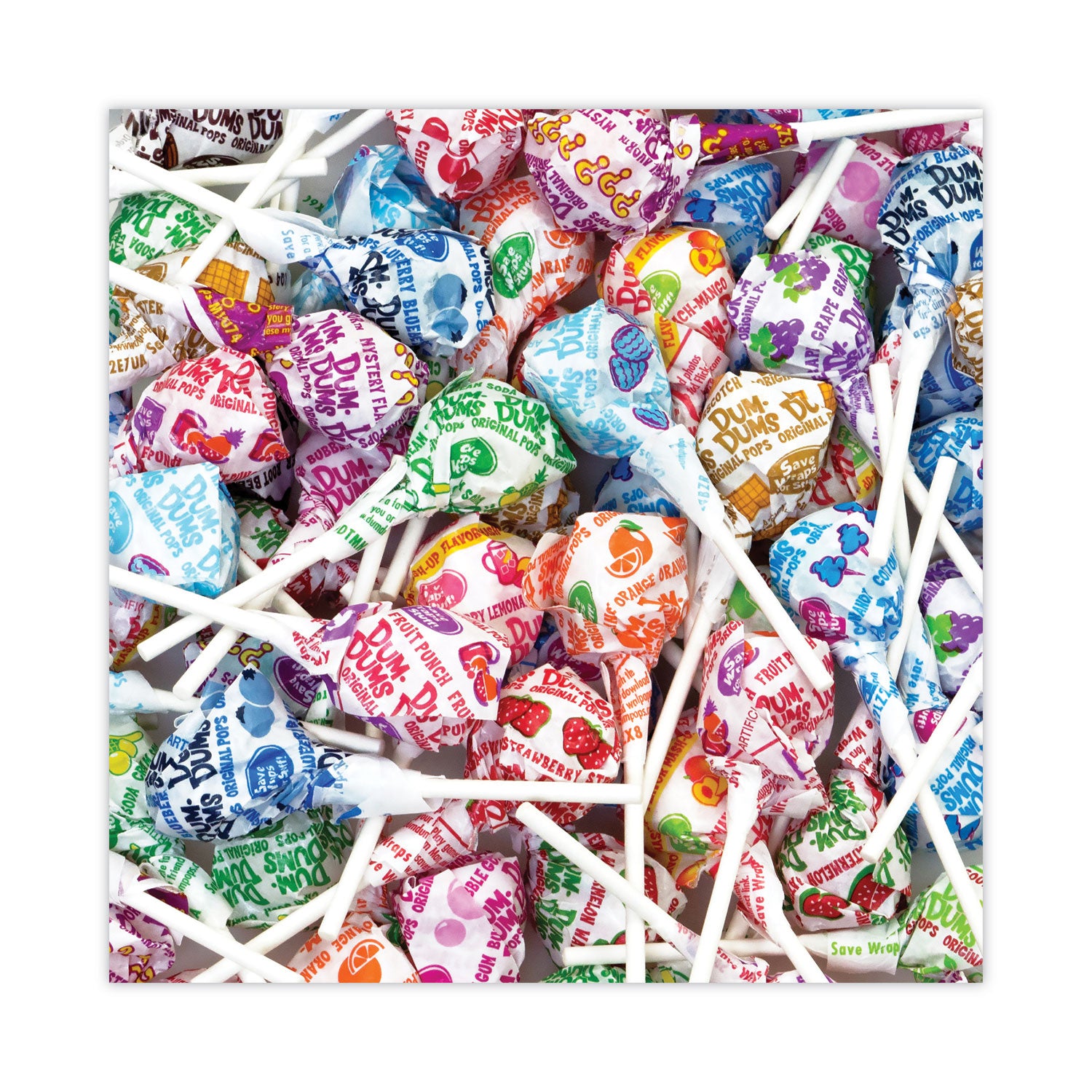 Dum-Dum-Pops, 15 Assorted Flavors, 500 Pieces/Bag, Ships in 1-3 Business Days
