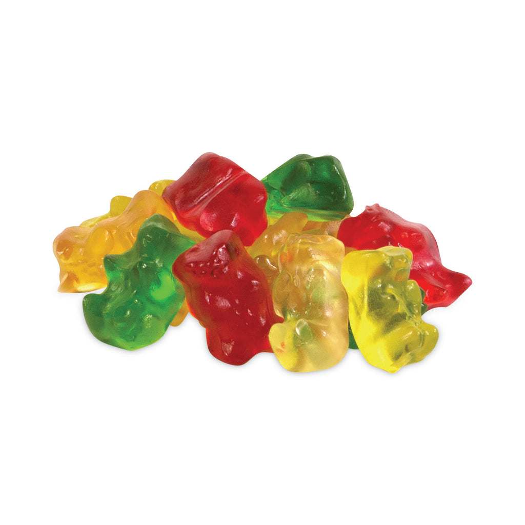 Goldbears Gummi Candy, 0.4 oz Pouches, Lemon; Orange; Pineapple; Rasberry; Strawberry, 54/Carton, Ships in 1-3 Business Days