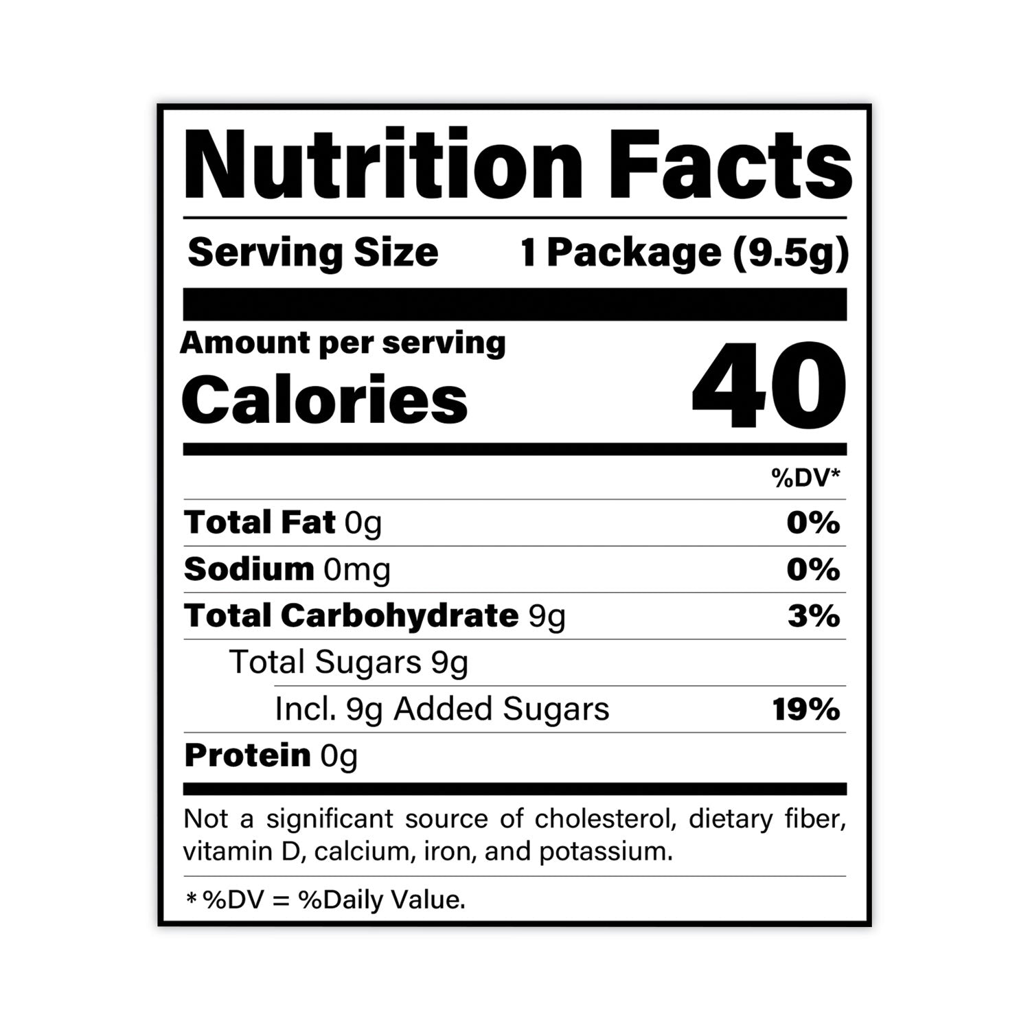 Sugar Candy,Strawberry, 0.33 oz Pouches, 24/Carton, Ships in 1-3 Business Days