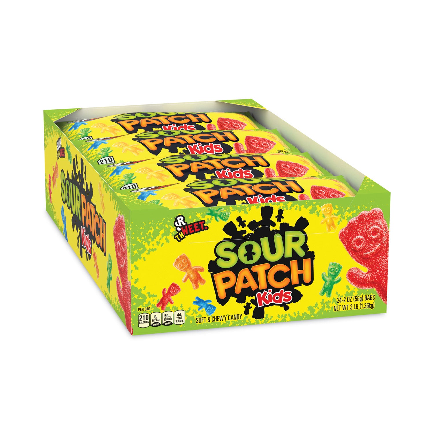 Chewy Candy, Assorted, 2 oz Bags, 24/Pack, Ships in 1-3 Business Days