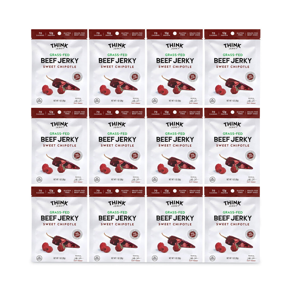 Sweet Chipotle Beef Jerky, 1 oz Pouch, 12/Pack, Ships in 1-3 Business Days