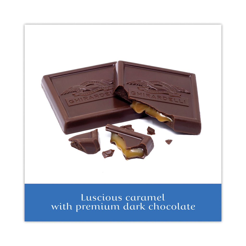 Dark and Sea Salt Caramel Chocolate Squares, 5.32 oz Packs, 3 Count, Ships in 1-3 Business Days
