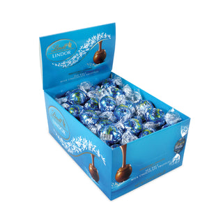 Lindor Truffles Milk Chocolate Sea Salt, 1.85 lb, 60 Pieces/Carton, Ships in 1-3 Business Days