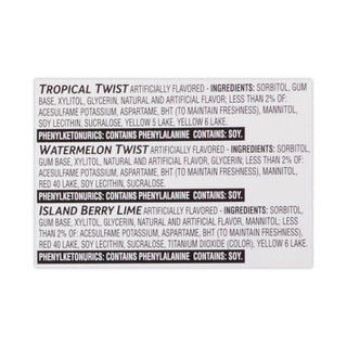 Sugar-Free Gum, Fruit Variety, 14 Pieces/Pack, 20 Packs/Carton, Ships in 1-3 Business Days