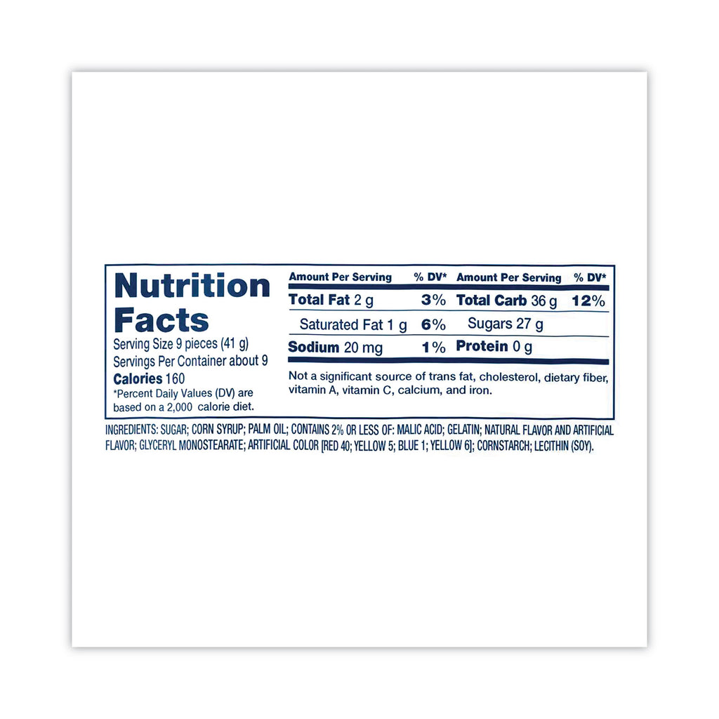 Chews Candy, Assorted Flavors, 13 oz Pouches, 4/Carton, Ships in 1-3 Business Days