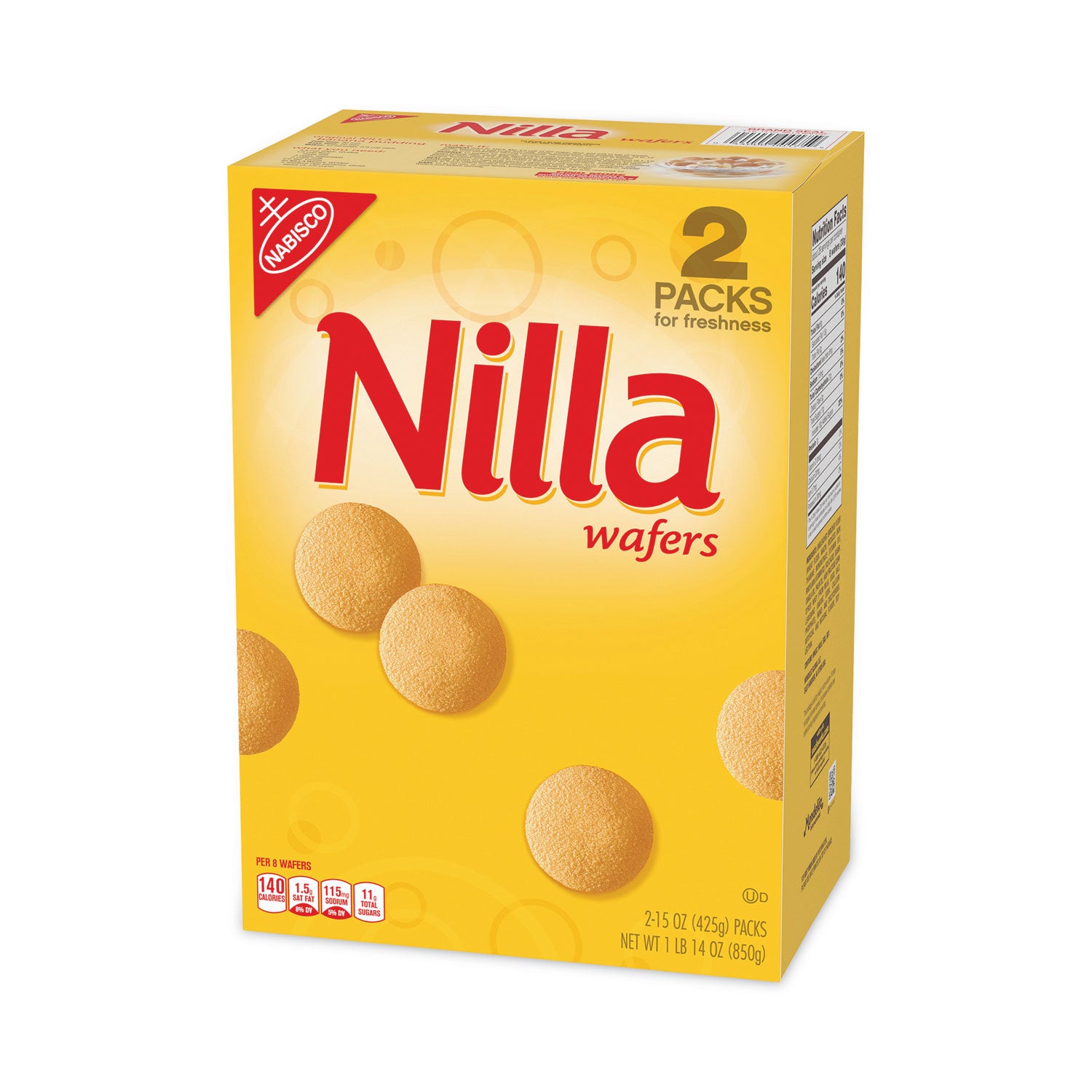 Nilla Wafers, 15 oz Box, 2 Boxes/Pack, Ships in 1-3 Business Days