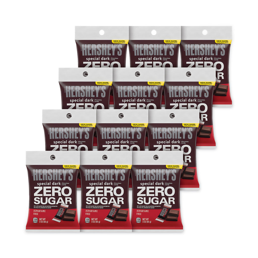 Miniatures Special Dark Sugar-Free Chocolate, 3 oz Bag, 12 Bags/Carton, Ships in 1-3 Business Days