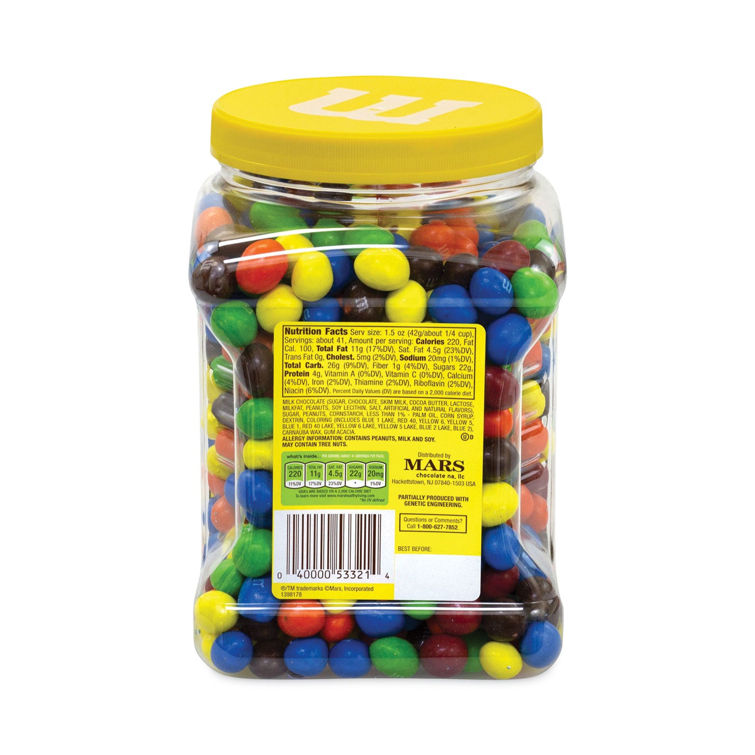 Milk Chocolate Peanut Candies, 62 oz Tub, Ships in 1-3 Business Days