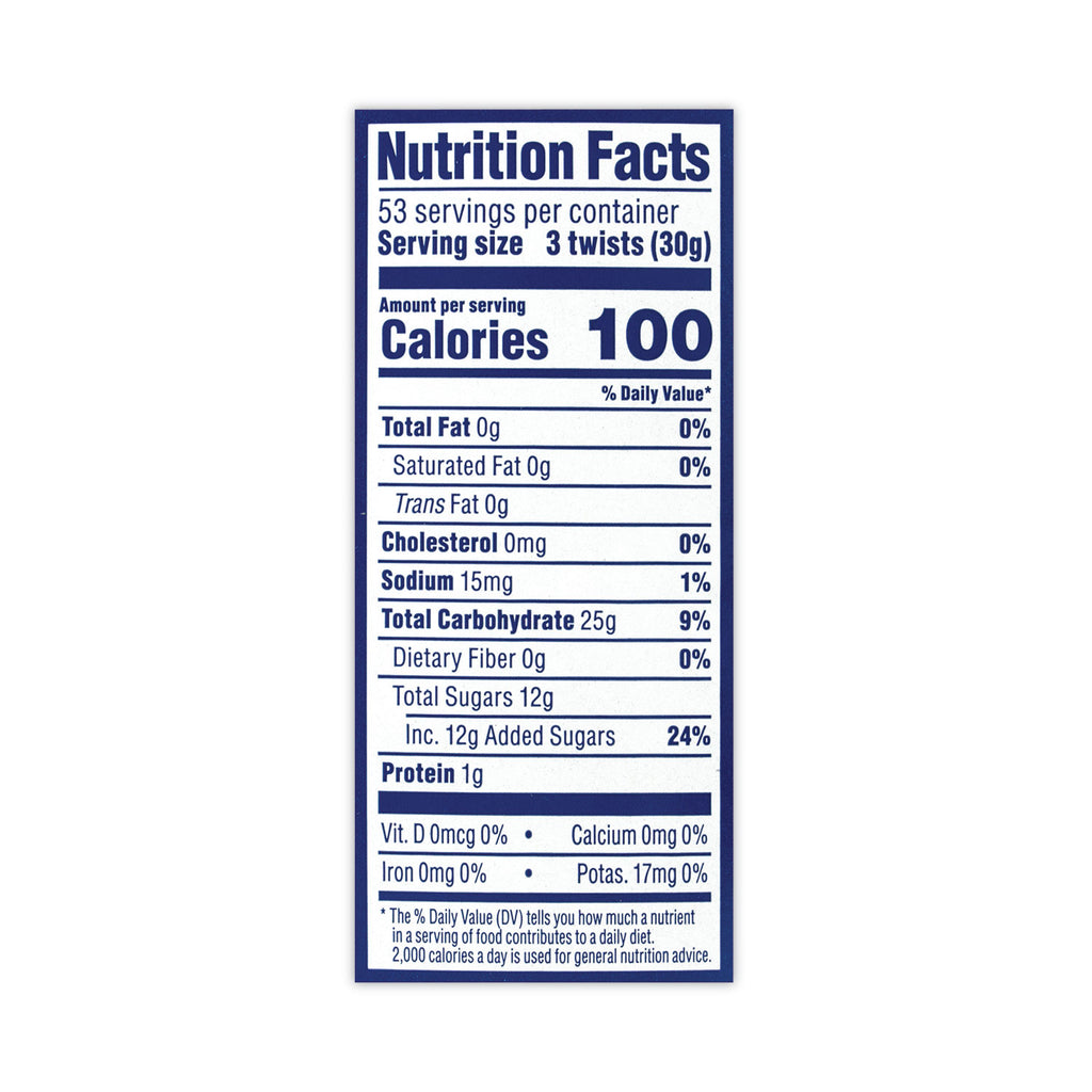 Original Red Twists, 3.5 lb Tub, Ships in 1-3 Business Days