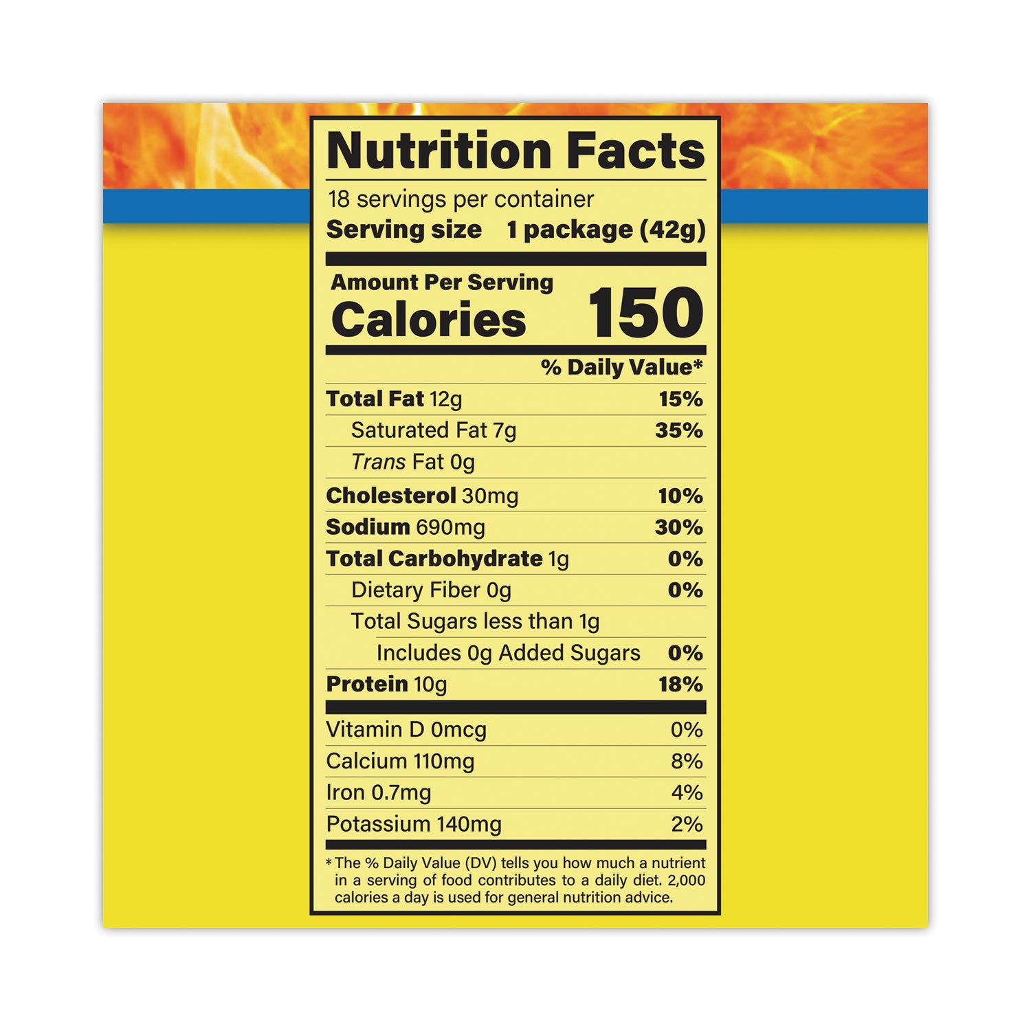 Beef and Cheese Meat Sticks, 1.5 oz, 18/Carton, Ships in 1-3 Business Days