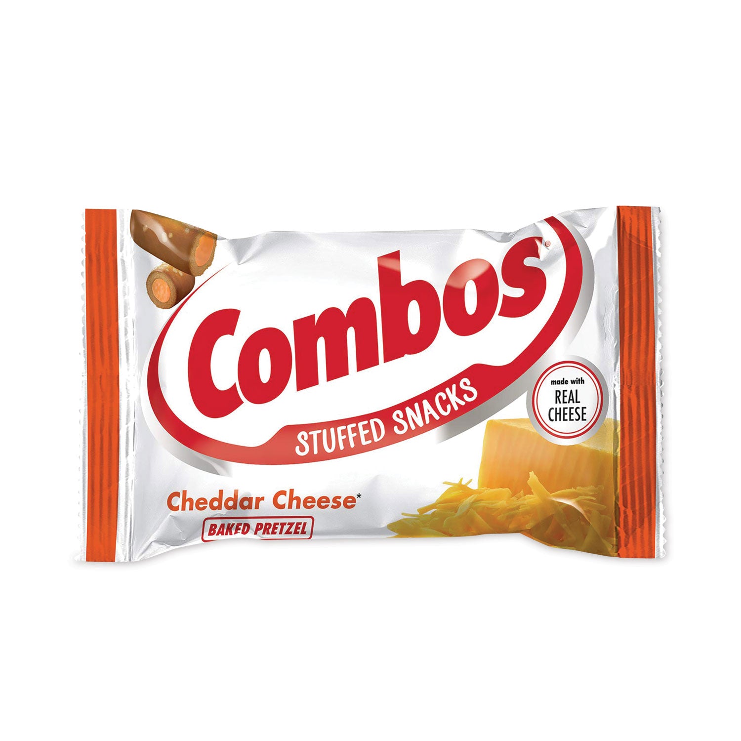 Baked Snacks, 1.8 oz Bag, Cheddar Cheese Pretzel, 18 Bags/Carton, Ships in 1-3 Business Days