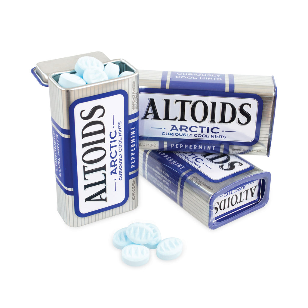 Arctic Peppermint Mints, 1.2 oz, 8 Tins/Pack, Ships in 1-3 Business Days