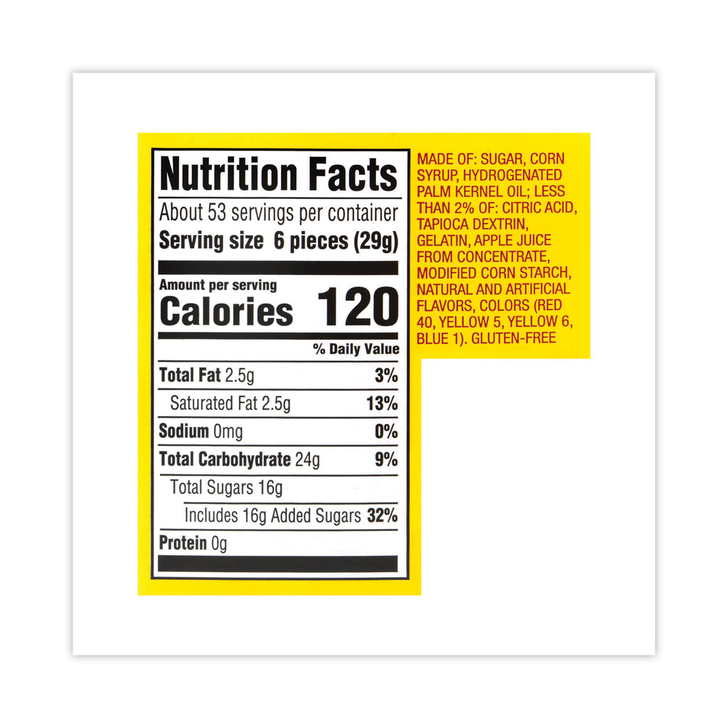 original-fruit-chews-cherry;-lemon;-orange;-strawberry-50-oz-bag_sbr28086 - 3