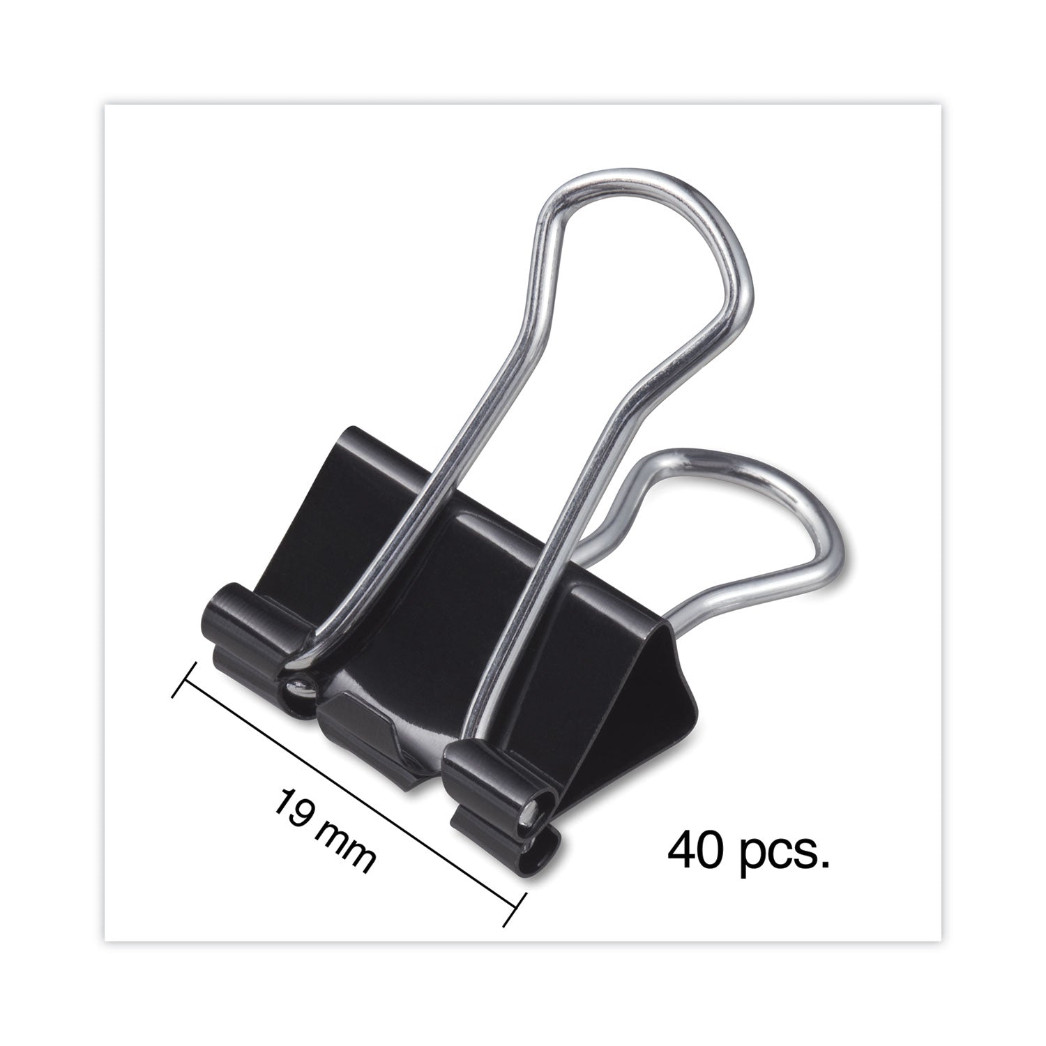 binder-clips-with-storage-tub-small-black-silver-40-pack_unv11140 - 5