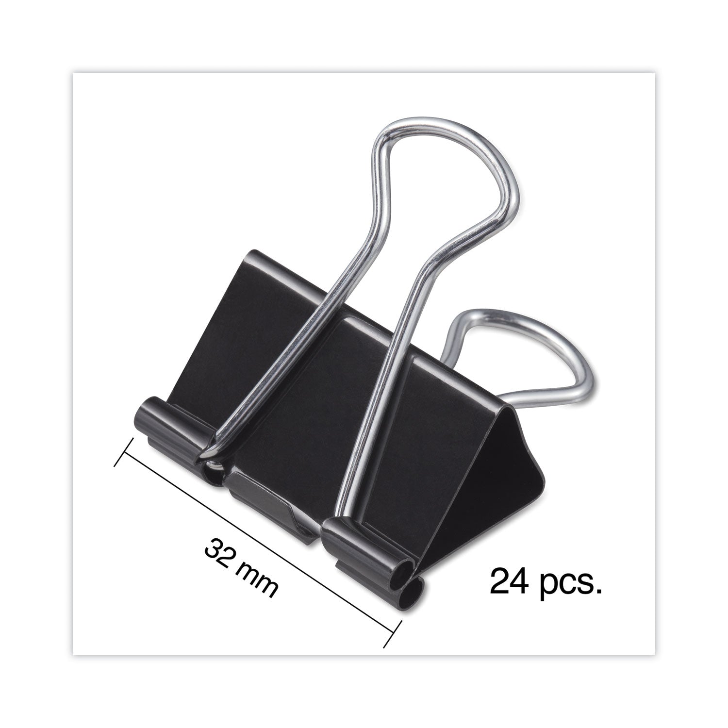 binder-clips-with-storage-tub-medium-black-silver-24-pack_unv11124 - 5