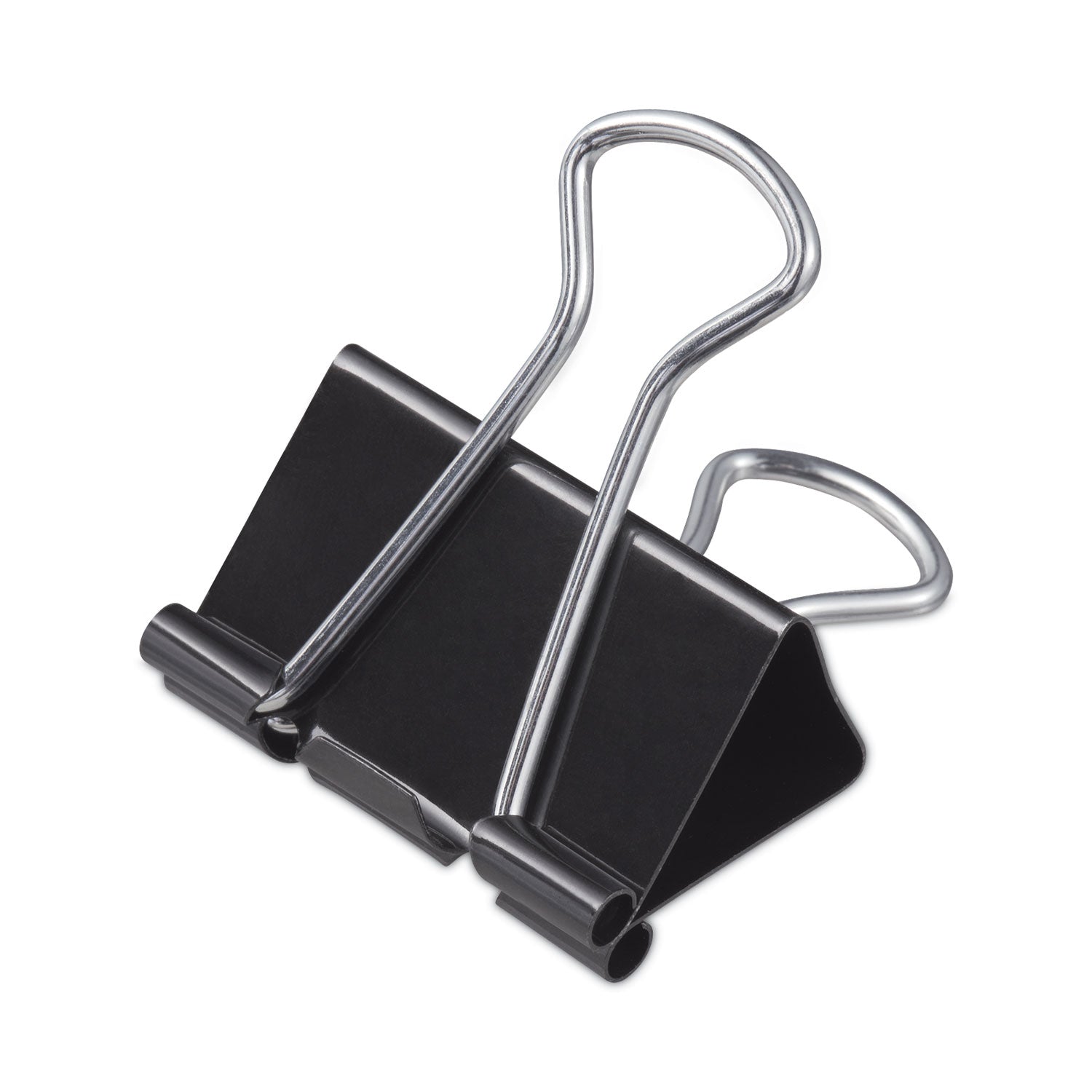 binder-clips-with-storage-tub-medium-black-silver-24-pack_unv11124 - 1