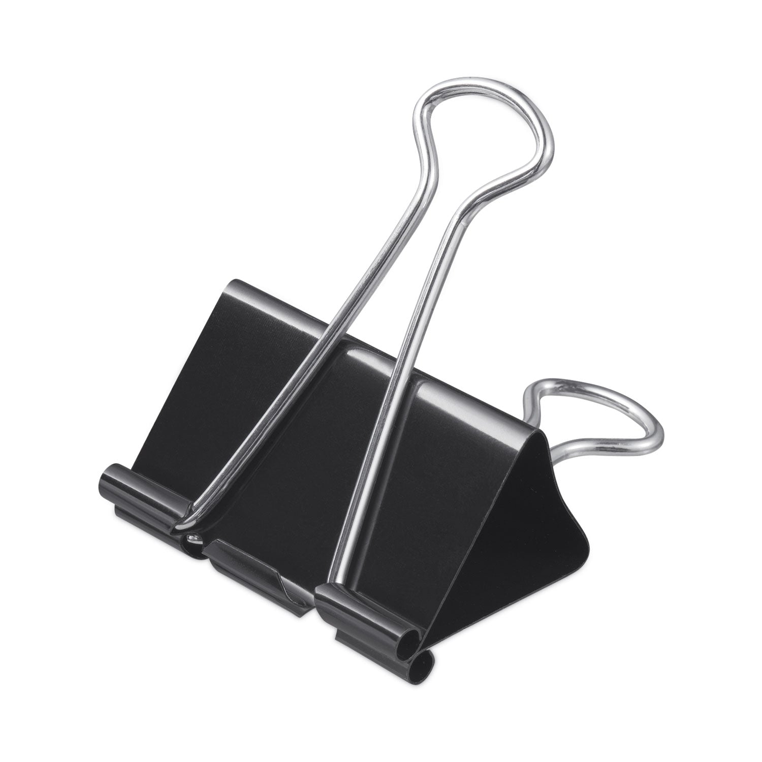 binder-clips-with-storage-tub-large-black-silver-12-pack_unv11112 - 1