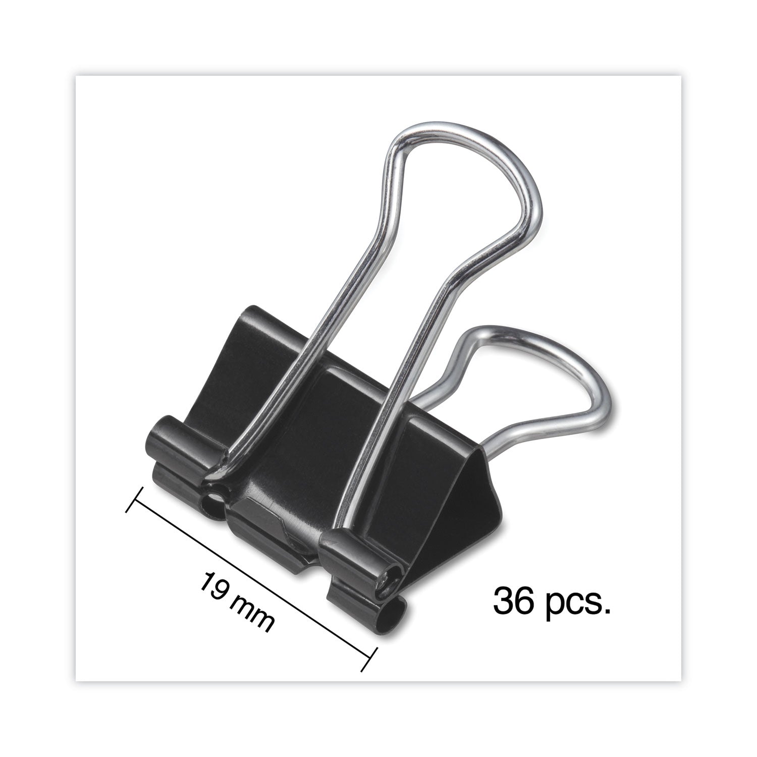 binder-clips-value-pack-small-black-silver-36-box_unv10200vp3 - 5