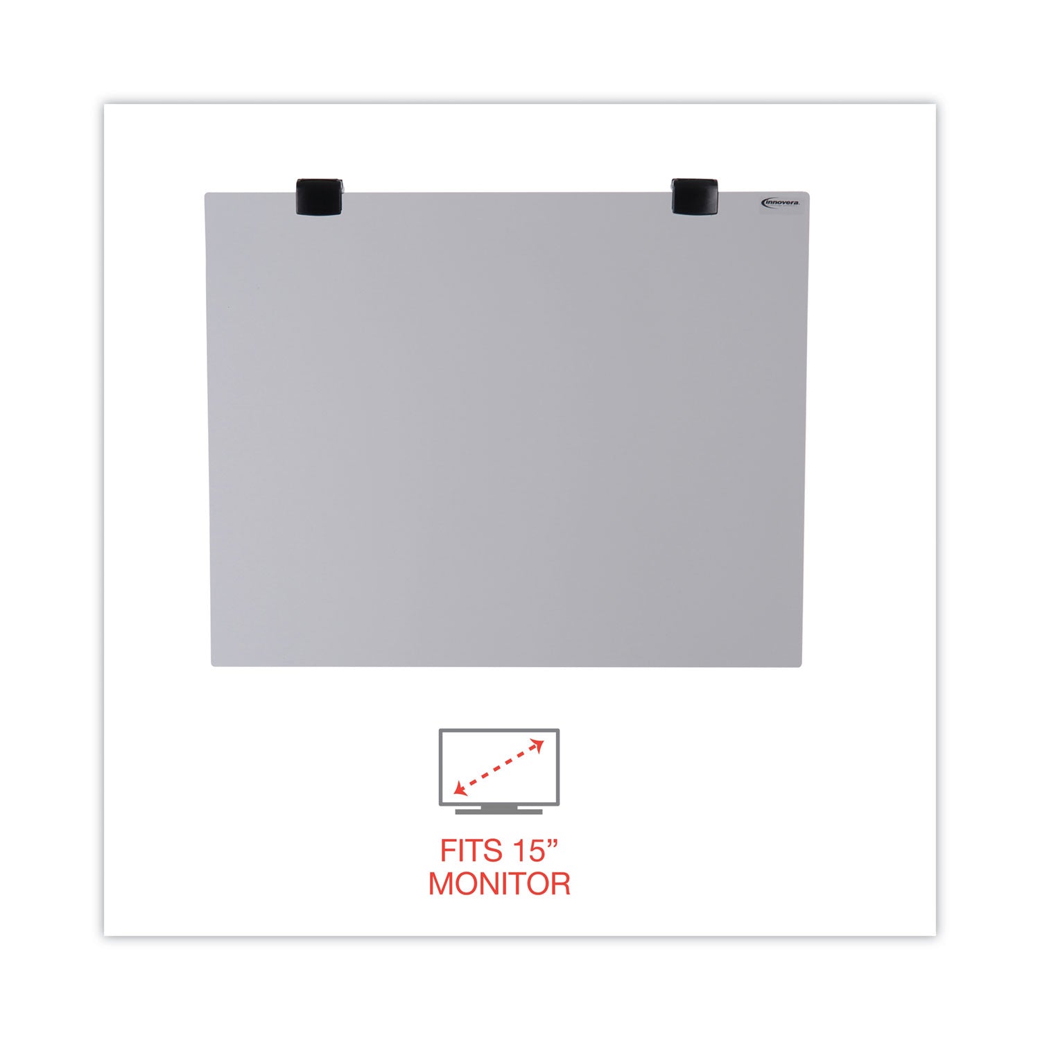 Protective Antiglare LCD Monitor Filter for 15" Flat Panel Monitor - 