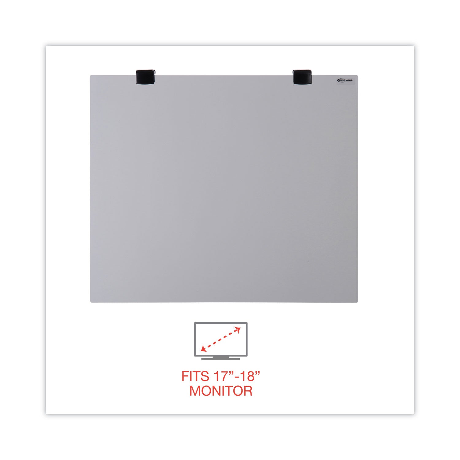 Protective Antiglare LCD Monitor Filter for 17" to 18" Flat Panel Monitor - 