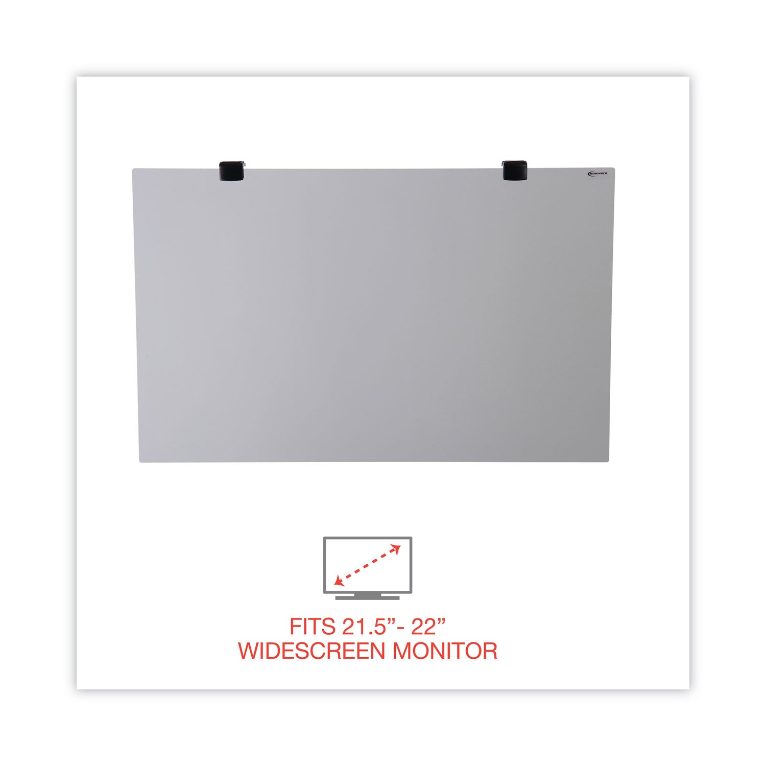 Protective Antiglare LCD Monitor Filter for 21.5" to 22" Widescreen Flat Panel Monitor, 16:9/16:10 Aspect Ratio - 