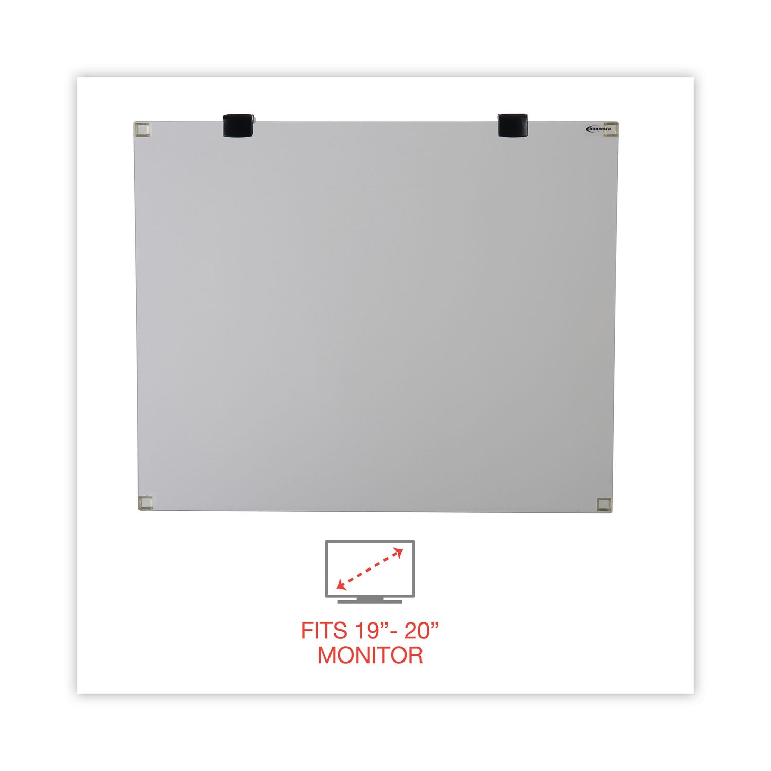 Premium Antiglare Blur Privacy Monitor Filter for 19" to 20" Flat Panel Monitor - 