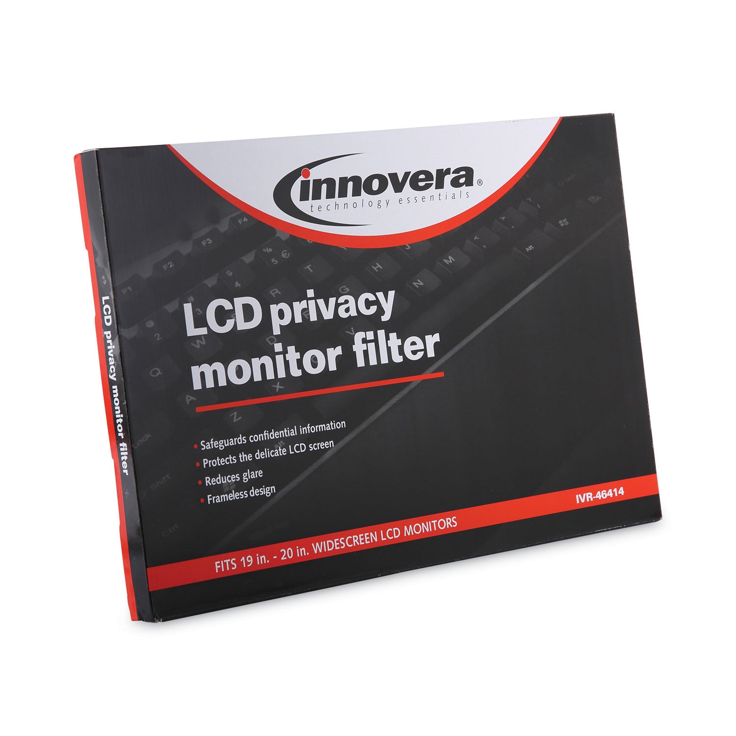 Premium Antiglare Blur Privacy Monitor Filter for 19" to 20" Widescreen Flat Panel Monitor, 16:10 Aspect Ratio - 