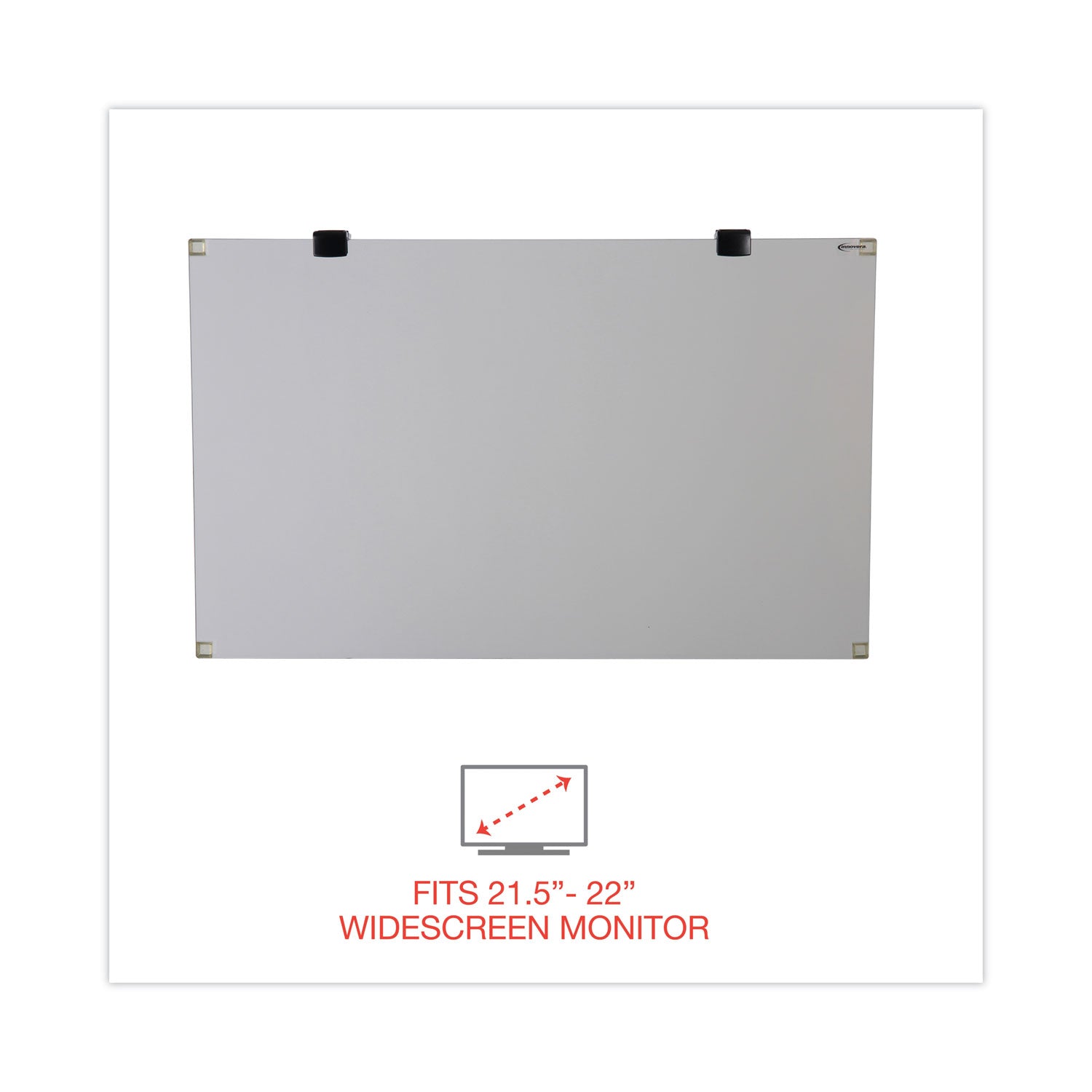Premium Antiglare Blur Privacy Monitor Filter for 21.5" to 22" Widescreen Flat Panel Monitor, 16:9/16:10 Aspect Ratio - 