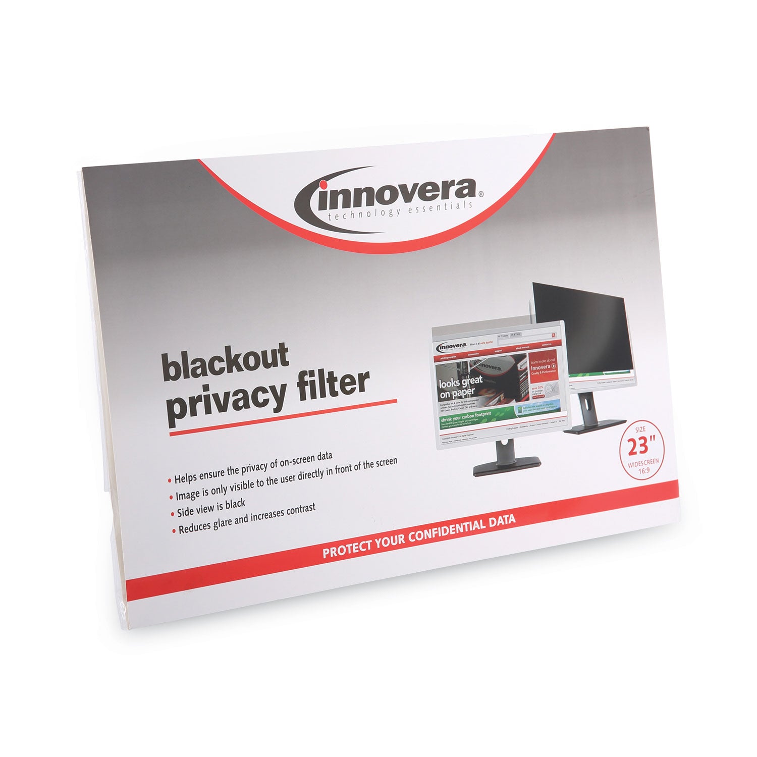 Blackout Privacy Filter for 23" Widescreen Flat Panel Monitor, 16:9 Aspect Ratio