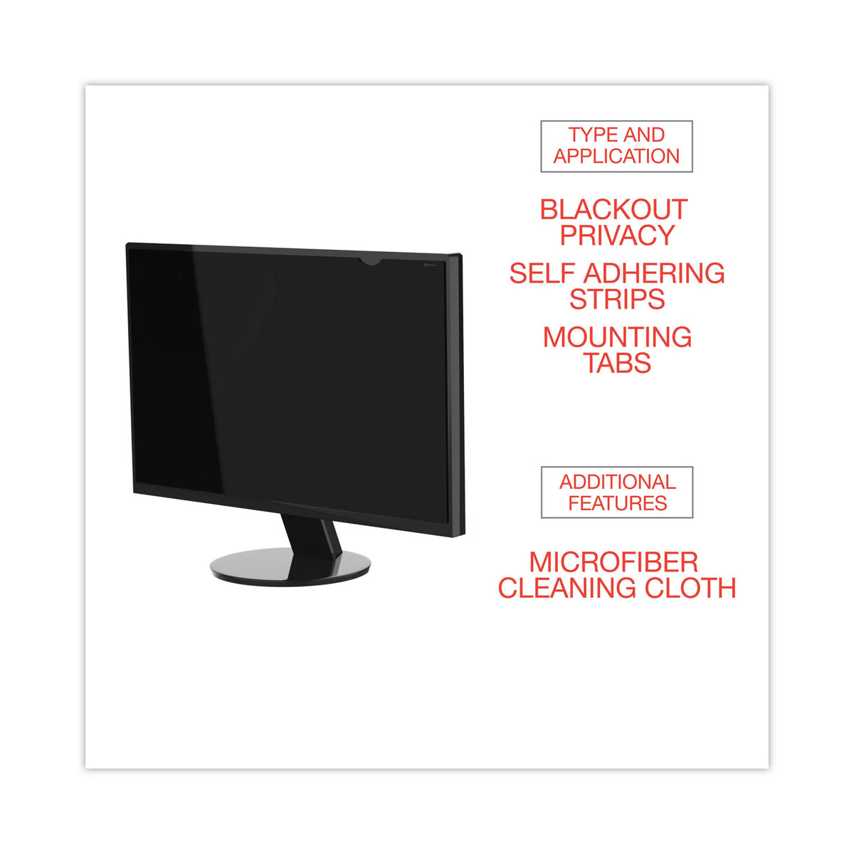 Blackout Privacy Filter for 17" Widescreen Flat Panel Monitor/Laptop, 16:10 Aspect Ratio