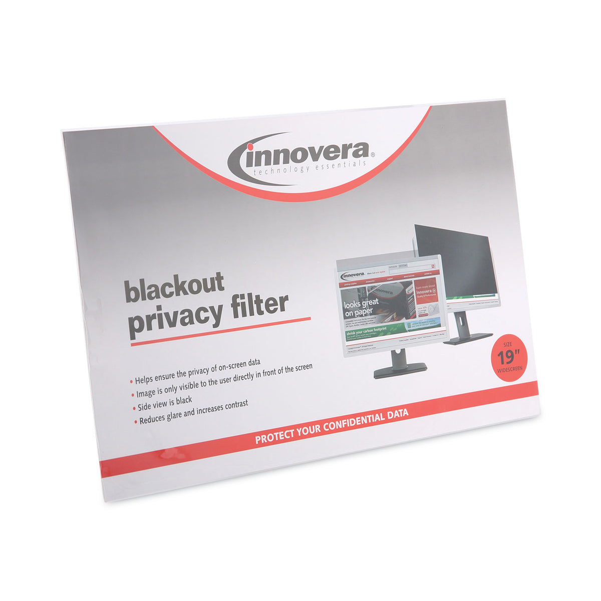 Blackout Privacy Filter for 19" Widescreen Flat Panel Monitor, 16:10 Aspect Ratio
