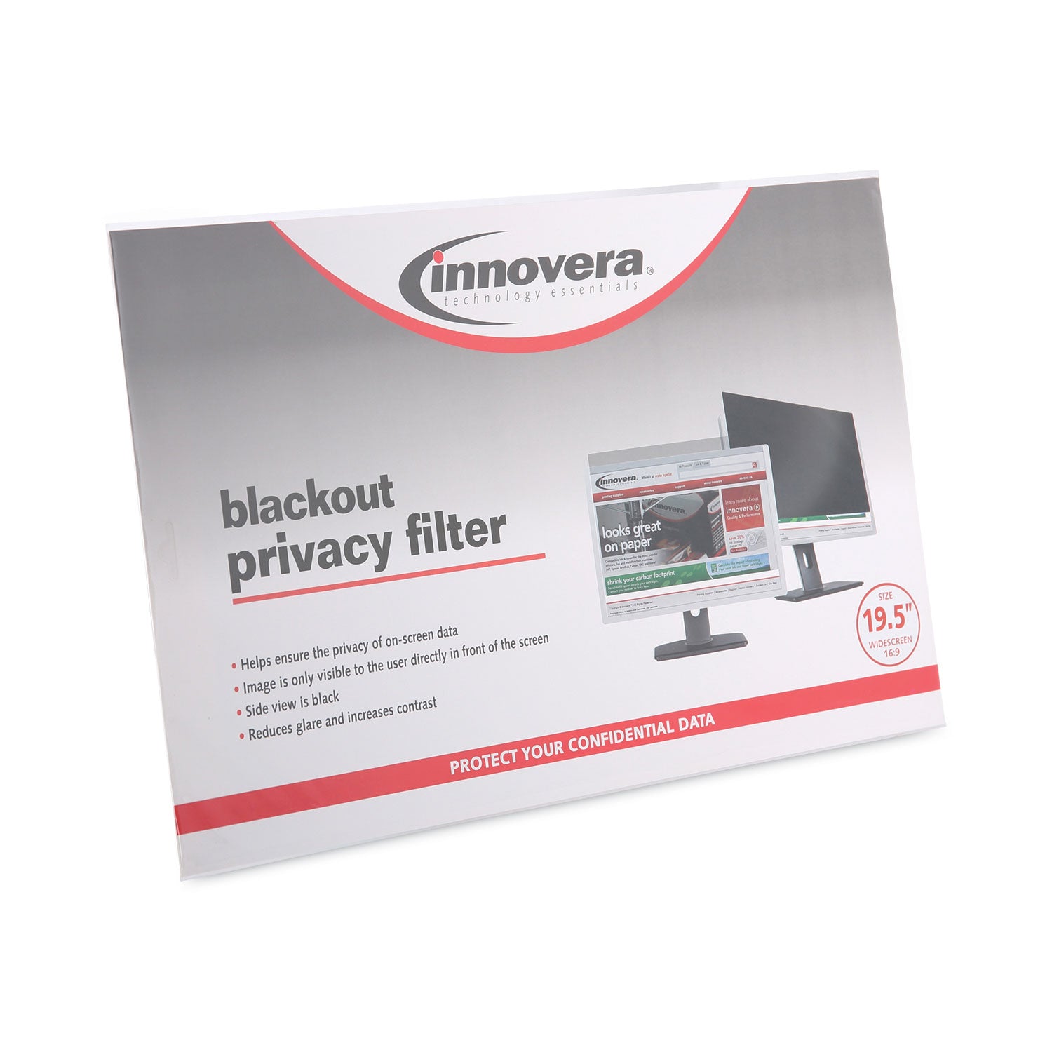 blackout-privacy-monitor-filter-for-195-widescreen-flat-panel-monitor-169-aspect-ratio_ivrblf195w - 2