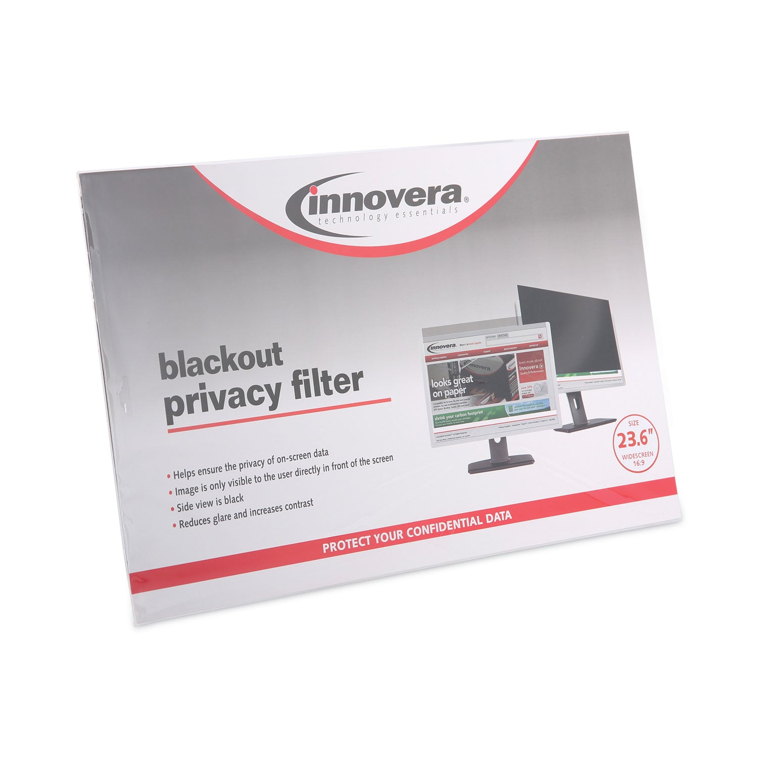 blackout-privacy-monitor-filter-for-236-widescreen-flat-panel-monitor-169-aspect-ratio_ivrblf236w - 2