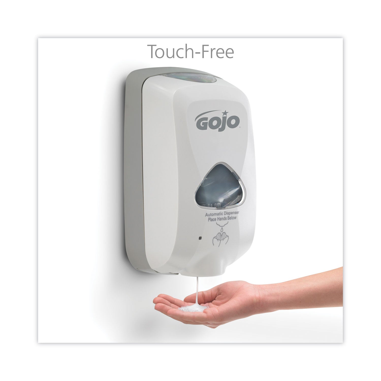 TFX Touch-Free Automatic Foam Soap Dispenser, 1,200 mL, 4.1 x 6 x 10.6, Gray
