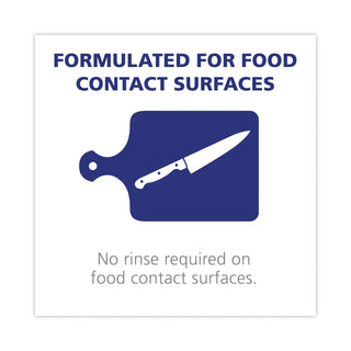 Foodservice Surface Sanitizer3, Fragrance Free, 32 oz Bottle with Spray Trigger Attached, 6/Carton