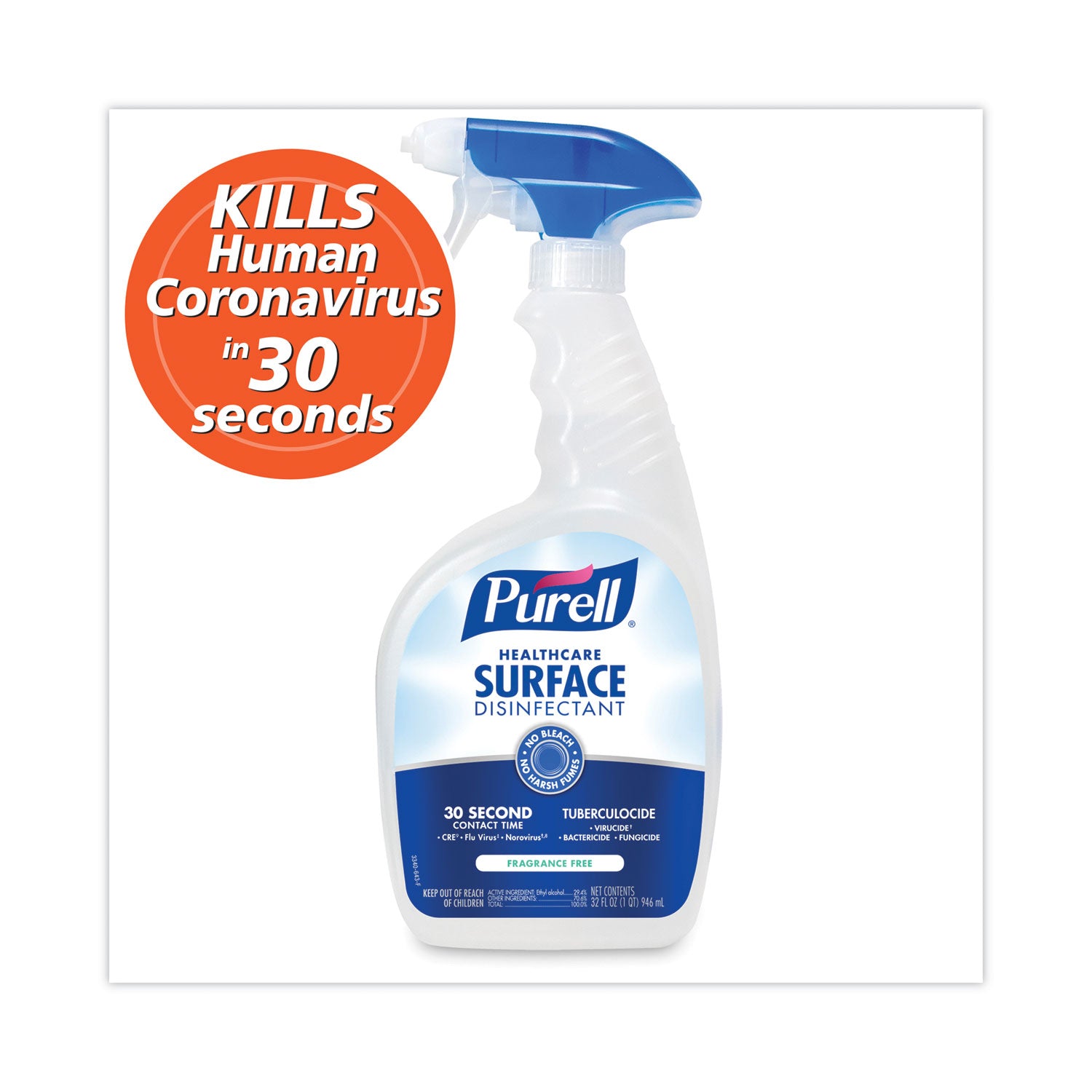 healthcare-surface-disinfectant-fragrance-free-32-oz-spray-bottle-6-carton_goj334006ct - 1