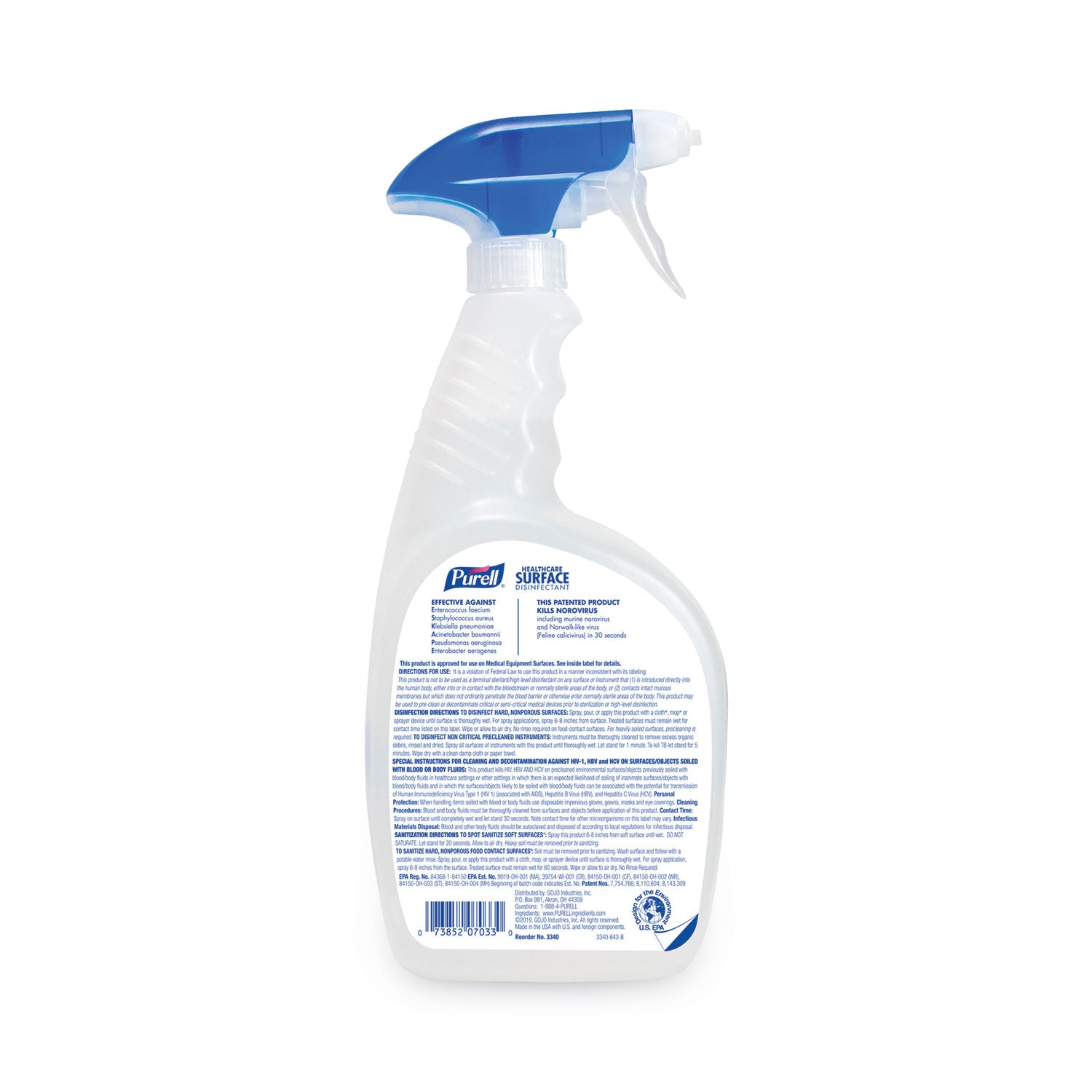 healthcare-surface-disinfectant-fragrance-free-32-oz-spray-bottle-6-carton_goj334006ct - 3