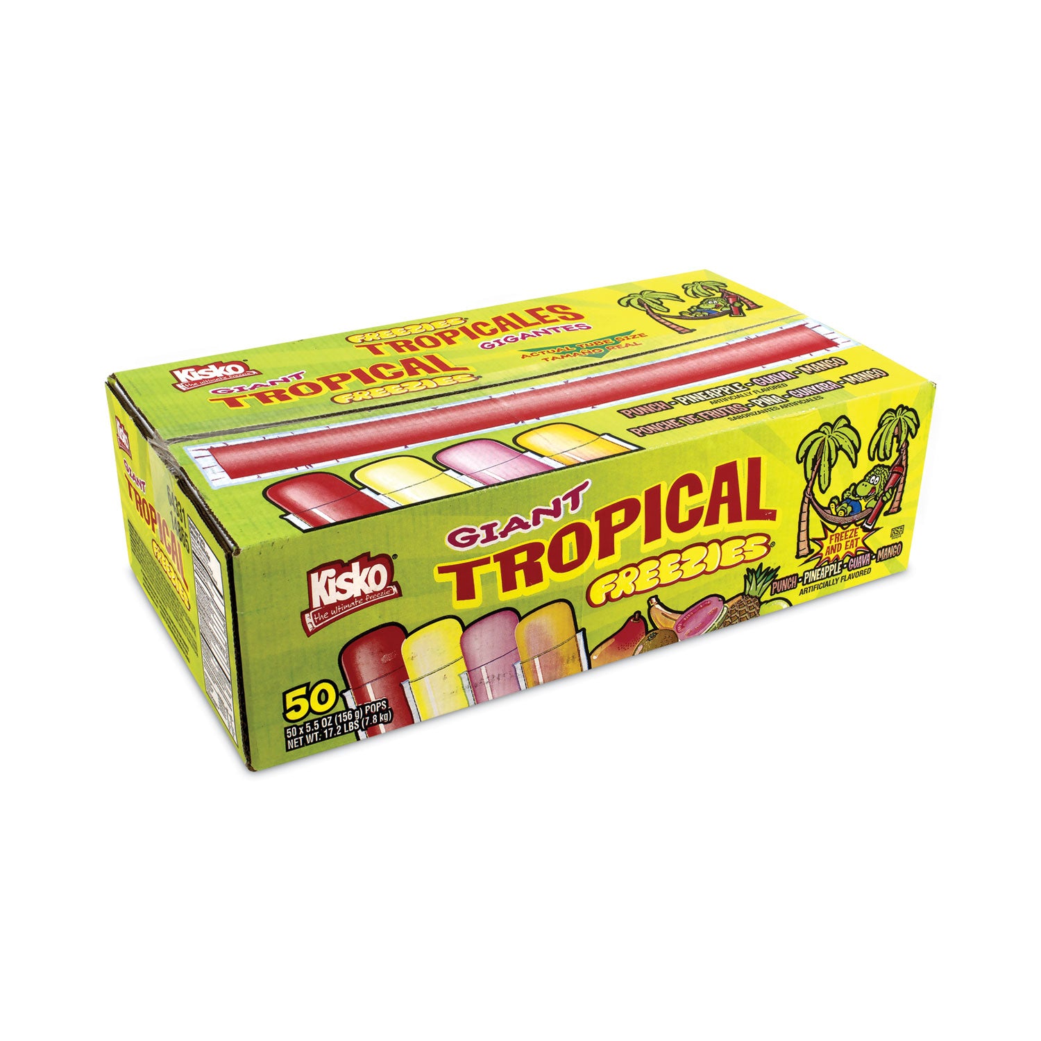 giant-tropical-freezies-ice-pops-55-oz-tube-fruit-punch-guava-mango-pineapple-50-carton-ships-in-1-3-business-days_grr20900478 - 2