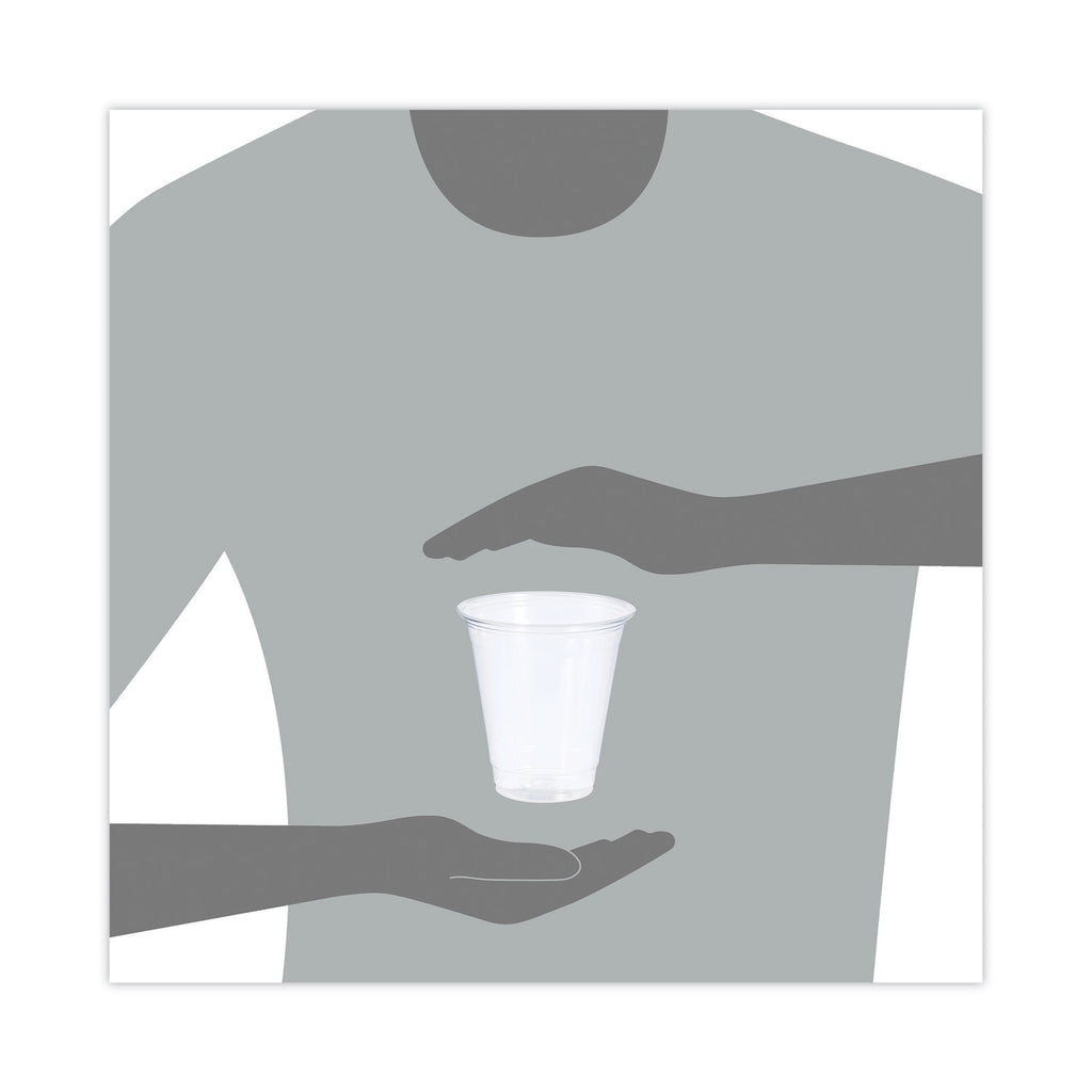Conex ClearPro Plastic Cold Cups, 12 oz, Clear, 50/Sleeve, 20 Sleeves/Carton