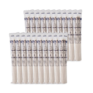 Single-Sided Poly Paper Hot Cups, 16 oz, White, 50 Sleeve, 20 Sleeves/Carton