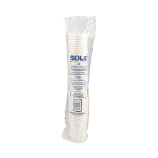 Single-Sided Poly Paper Hot Cups, 10 oz, White, 50 Sleeve, 20 Sleeves/Carton