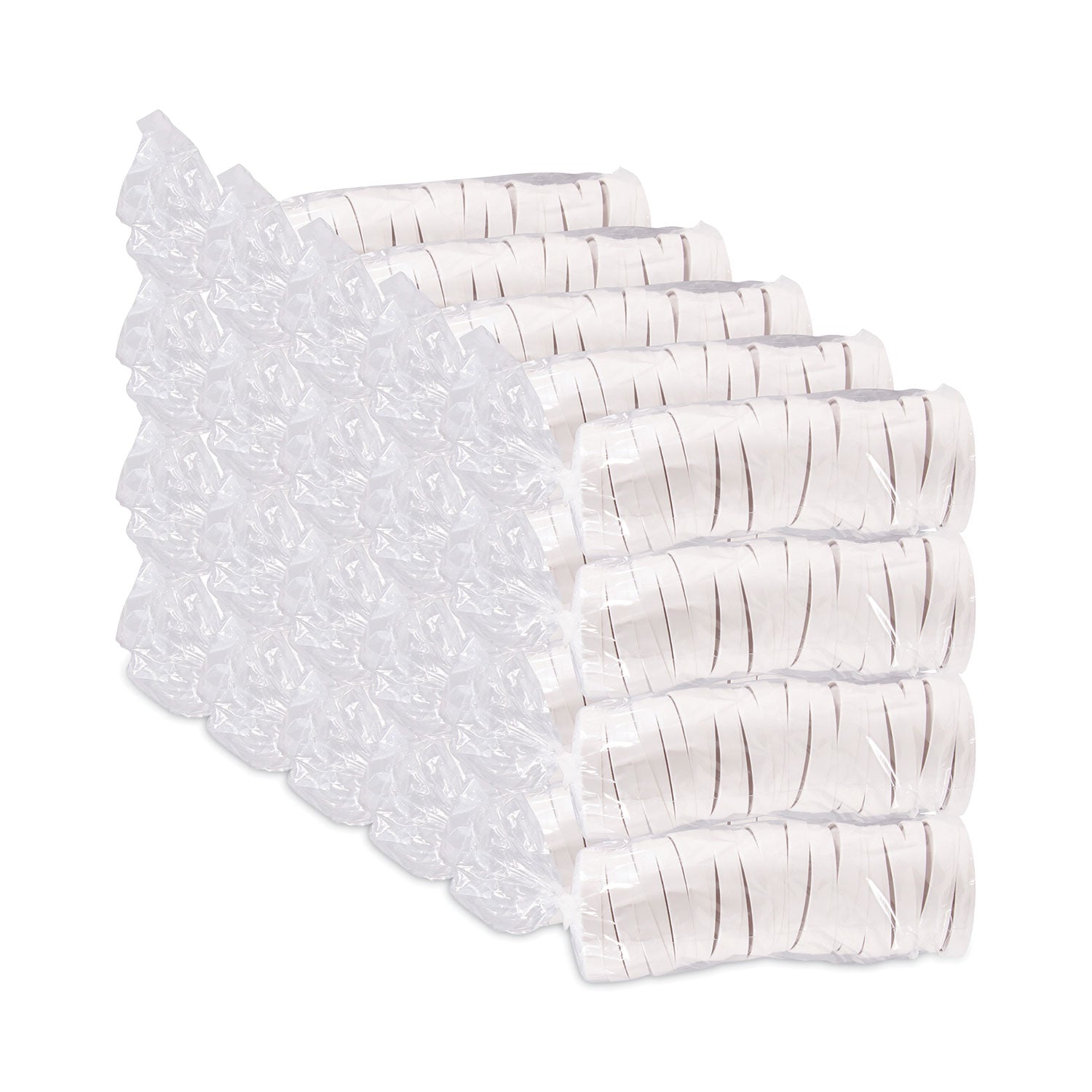 Spiral-Wound Paper Hot Cup Lids, Fits 16 oz Cups, White, 25/Sleeve, 20 Sleeves/Carton